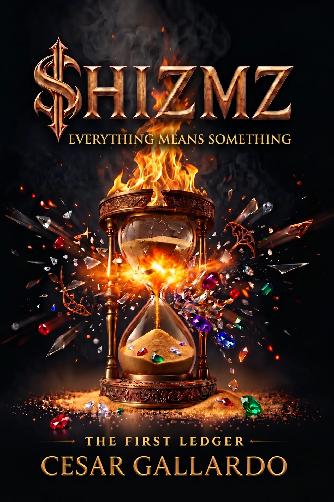 $HIZMZ — RECORD 001 book cover by Cesar Gallardo